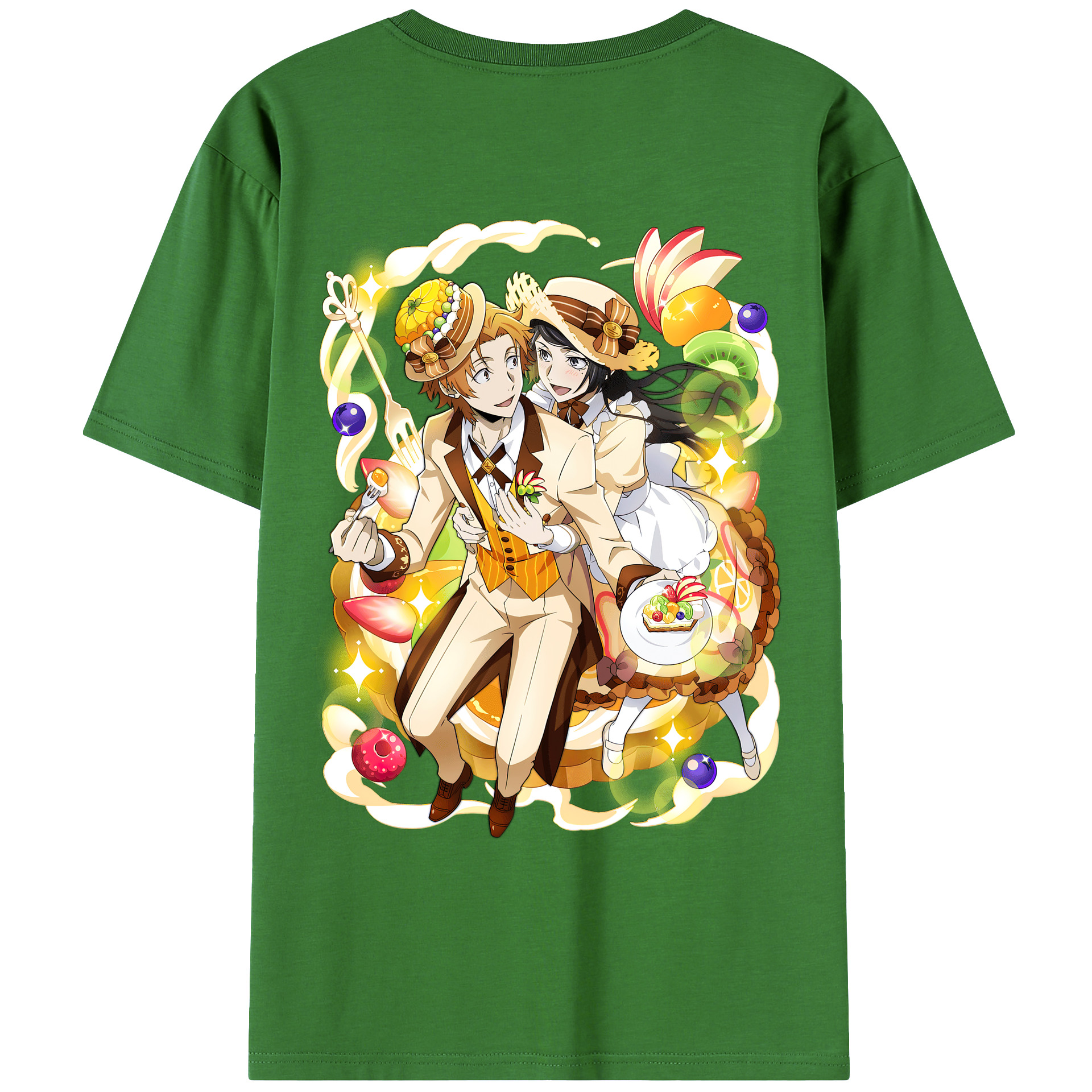 （画像用） 文豪ストレイドッグス Bungo Stray Dogs レディース半袖Tシャツ(バックプリント)